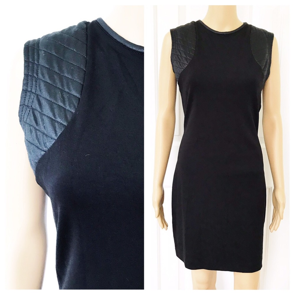 NWOT Mango Sleeveless Quilted mini dress S
